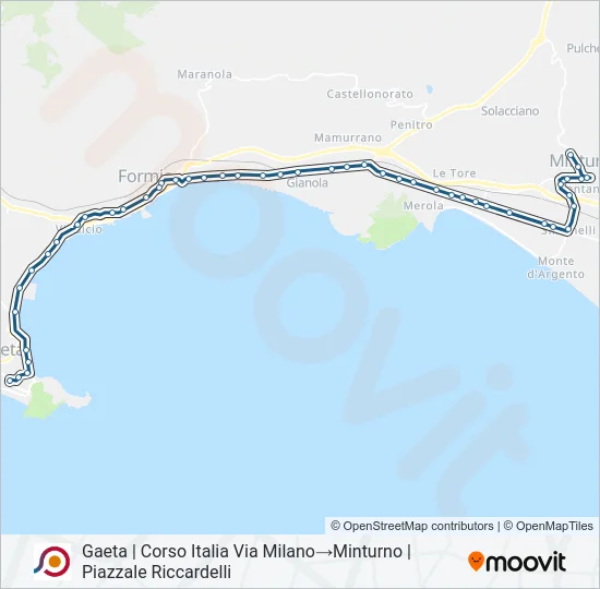 COTRAL Bus Line Map