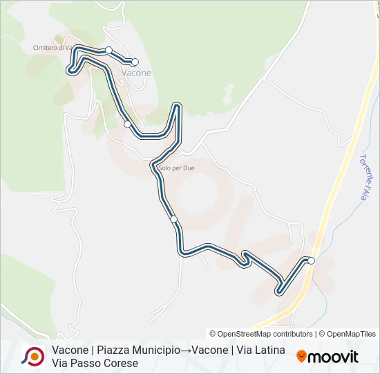COTRAL Bus Line Map