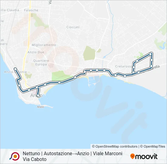 COTRAL Bus Line Map