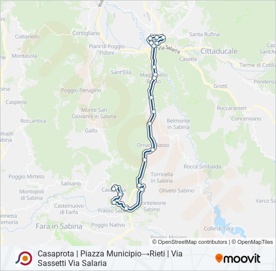 COTRAL bus Line Map