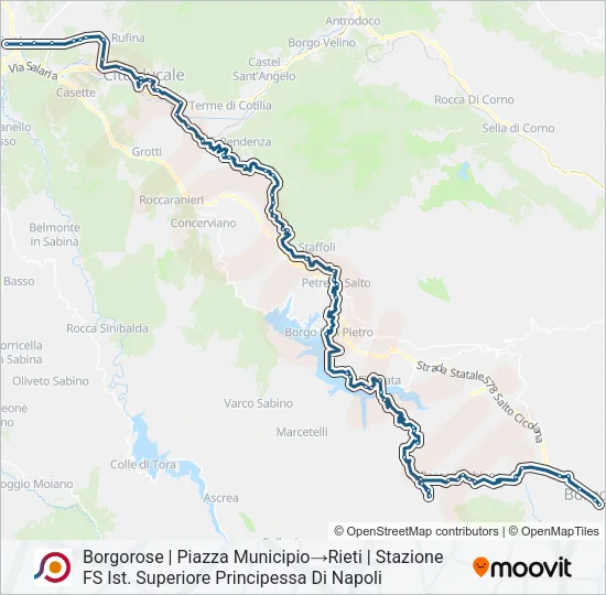 COTRAL Bus Line Map