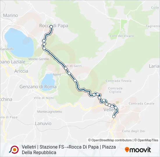 COTRAL Bus Line Map