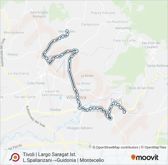 COTRAL Bus Line Map