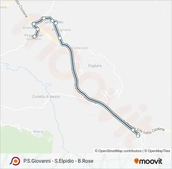 COTRAL Bus Line Map