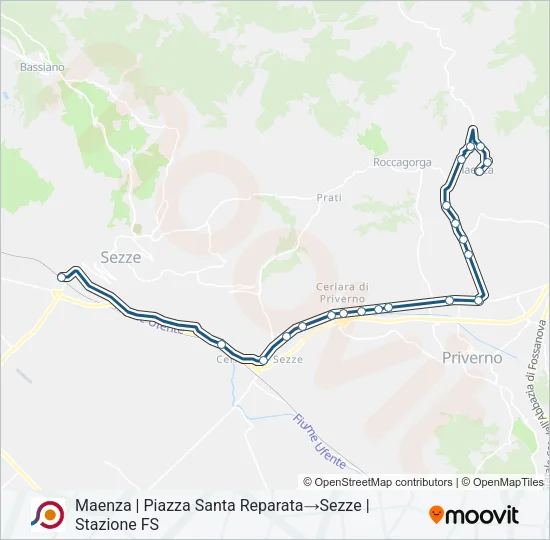 COTRAL Bus Line Map