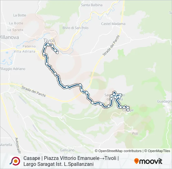 COTRAL Bus Line Map