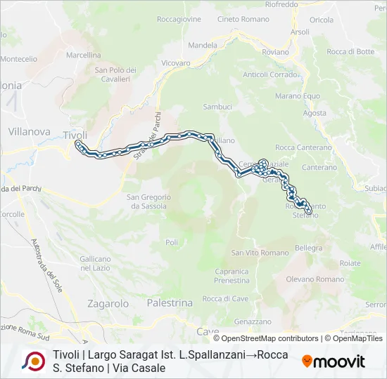 COTRAL Bus Line Map