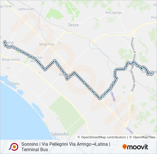 COTRAL bus Line Map