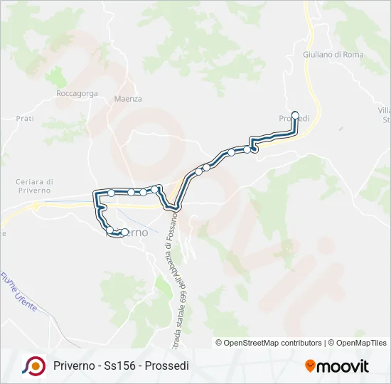 COTRAL Bus Line Map