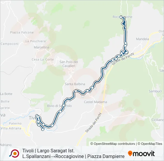 COTRAL Bus Line Map