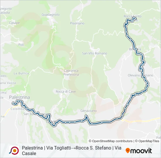 COTRAL Bus Line Map