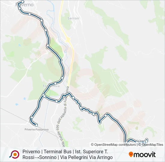 COTRAL Bus Line Map