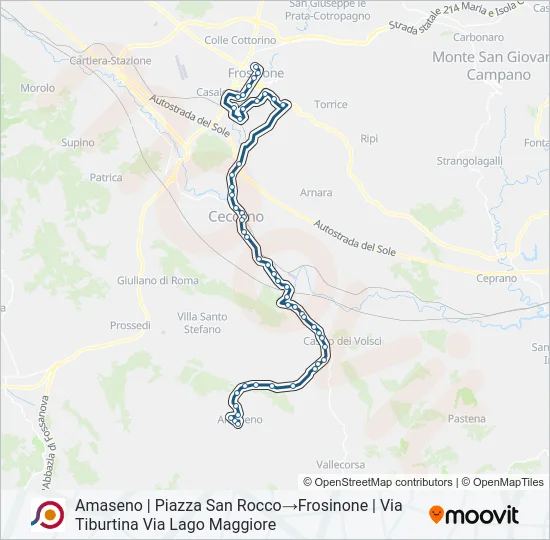COTRAL Bus Line Map