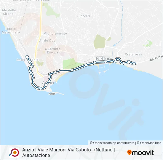 COTRAL Bus Line Map