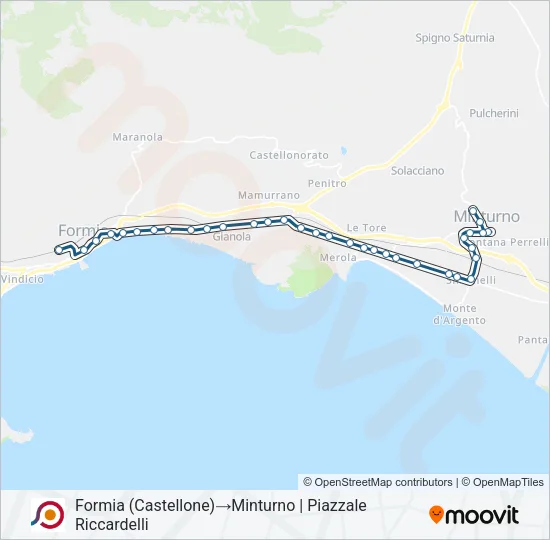 COTRAL Bus Line Map