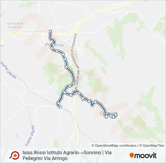 COTRAL Bus Line Map