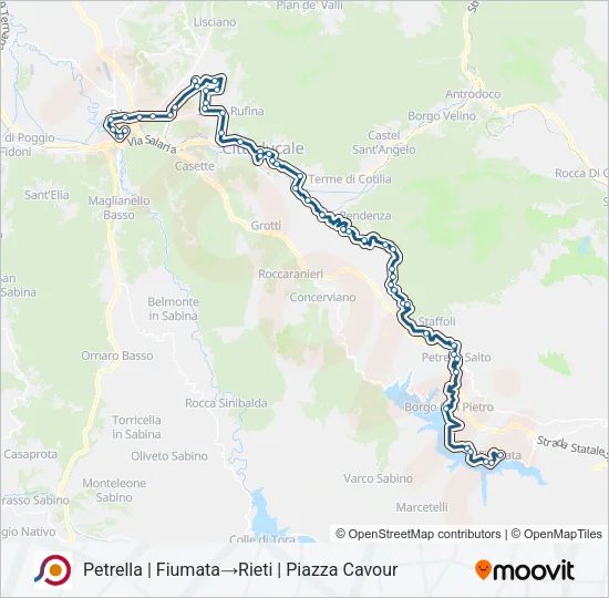 COTRAL Bus Line Map