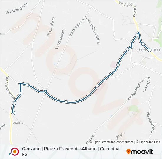COTRAL Bus Line Map