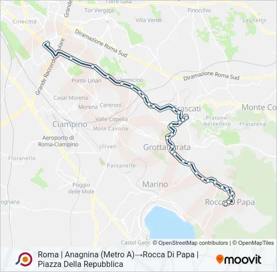 COTRAL Bus Line Map