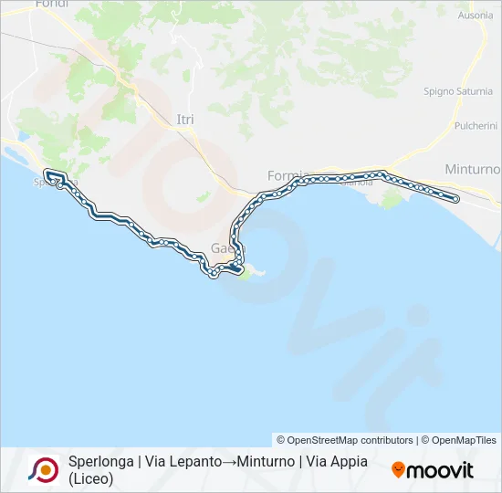COTRAL Bus Line Map