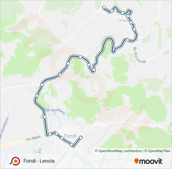 COTRAL Bus Line Map