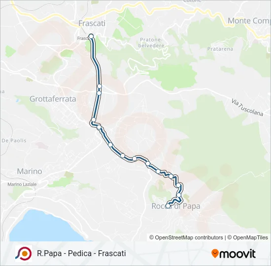 COTRAL Bus Line Map