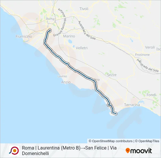 COTRAL Bus Line Map