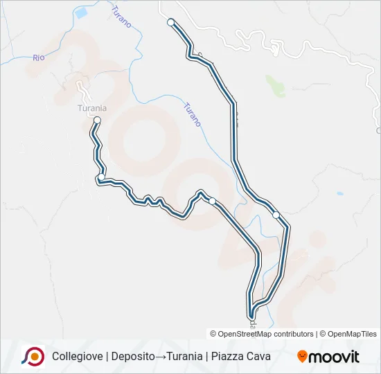 COTRAL Bus Line Map