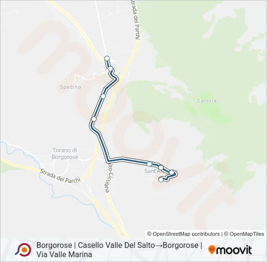 COTRAL Bus Line Map
