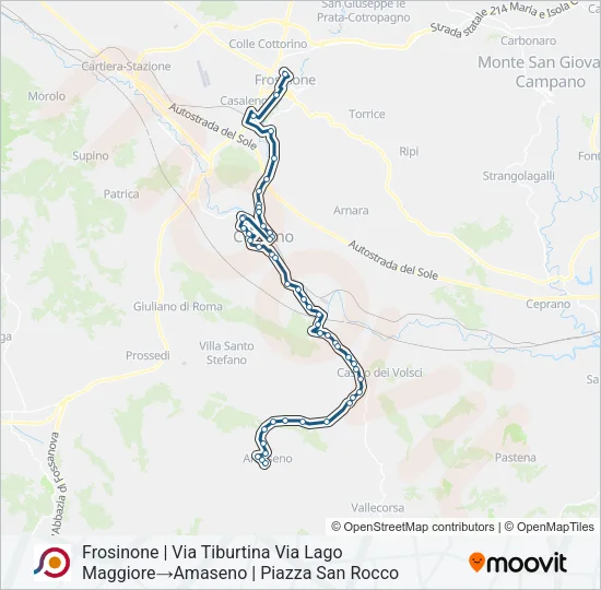 COTRAL Bus Line Map