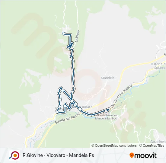 COTRAL Bus Line Map