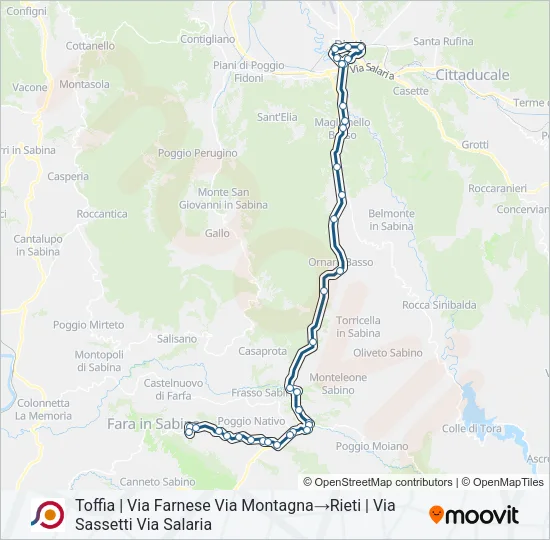 COTRAL Bus Line Map