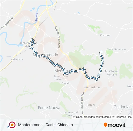COTRAL Bus Line Map