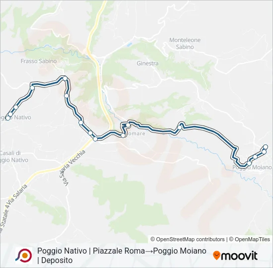 COTRAL Bus Line Map