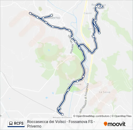 RCFS Bus Line Map
