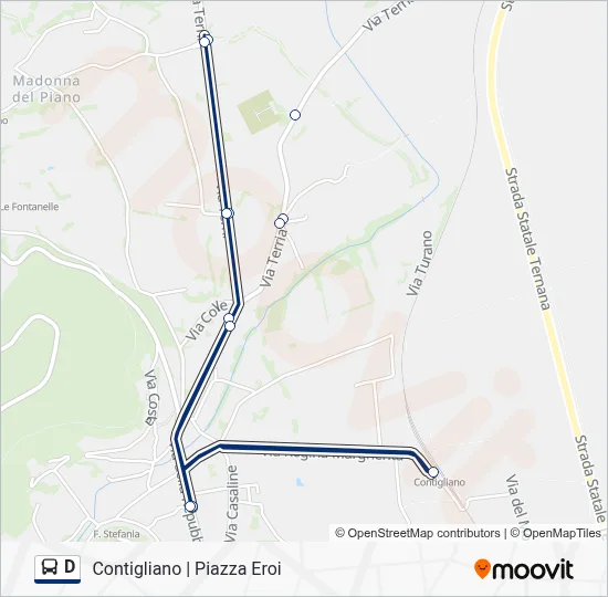D Bus Line Map