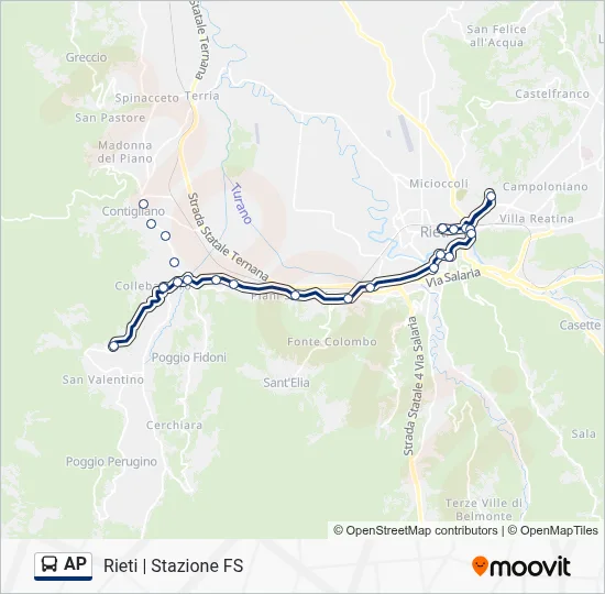 AP Bus Line Map