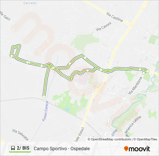 2/ BIS Bus Line Map