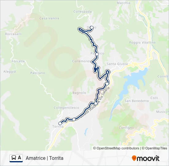 A Bus Line Map