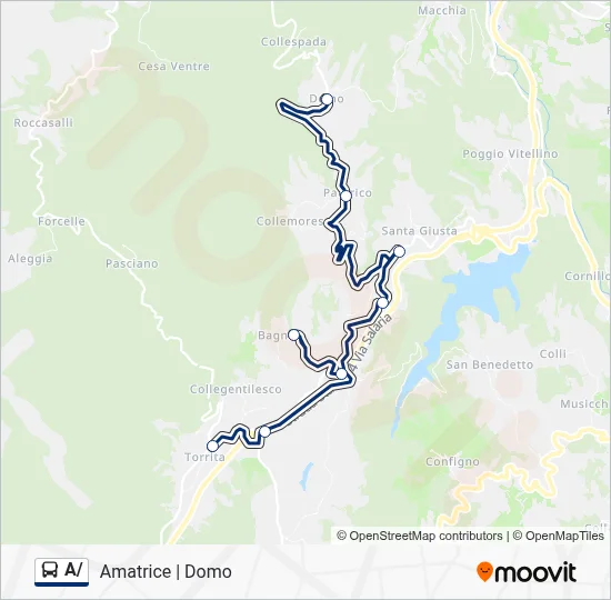 A/ Bus Line Map