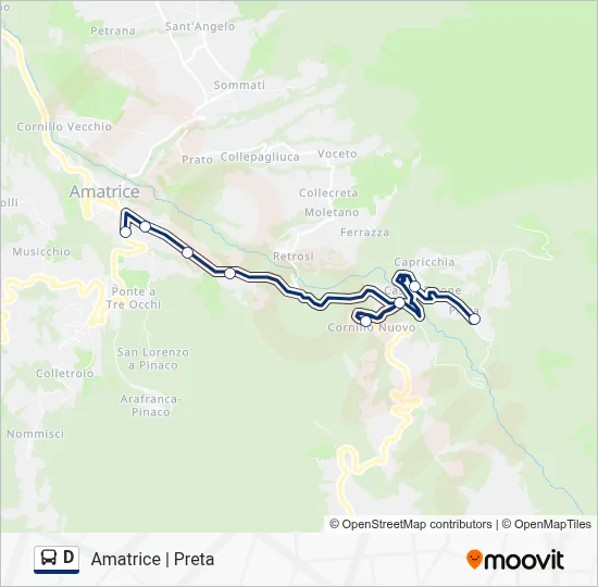 D Bus Line Map