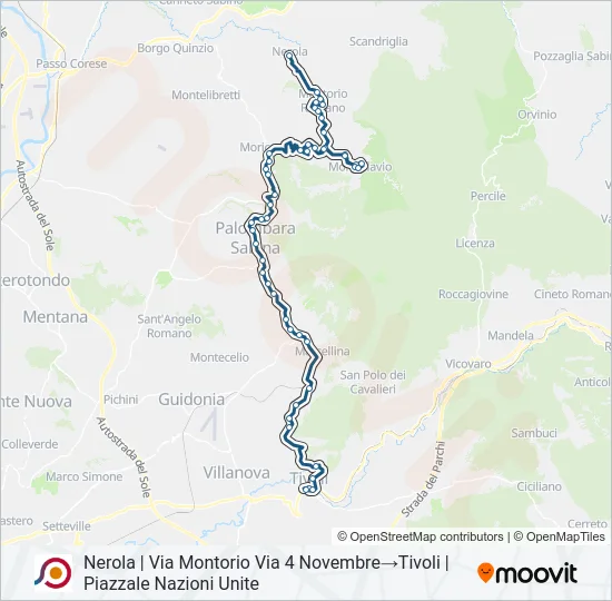 COTRAL Bus Line Map