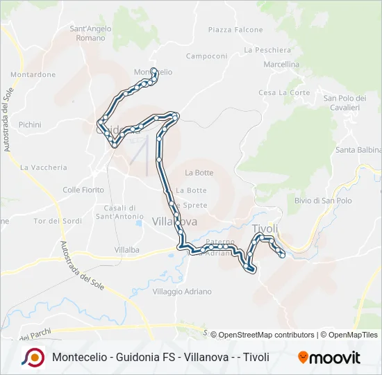 COTRAL Bus Line Map