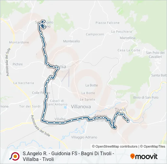 COTRAL Bus Line Map