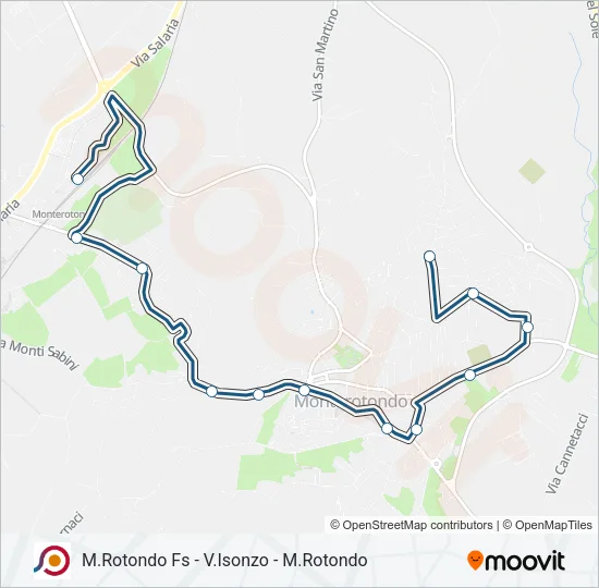 COTRAL Bus Line Map