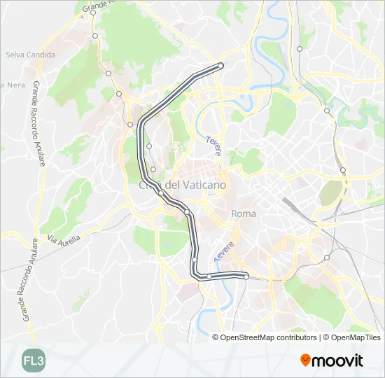 FL3 Train Line Map