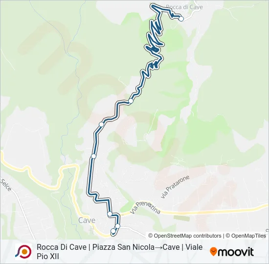 COTRAL Bus Line Map