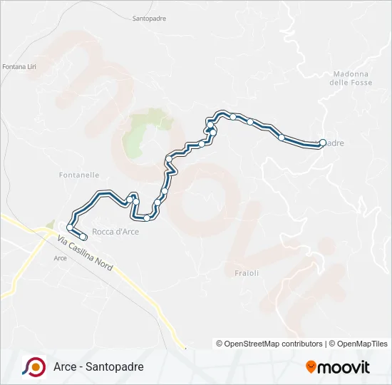 COTRAL Bus Line Map