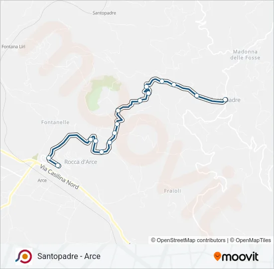 COTRAL Bus Line Map