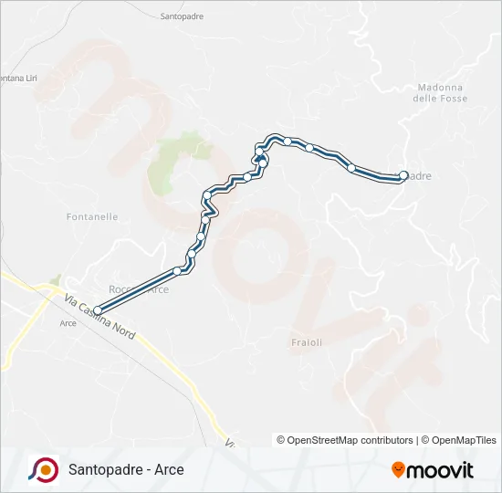 COTRAL Bus Line Map